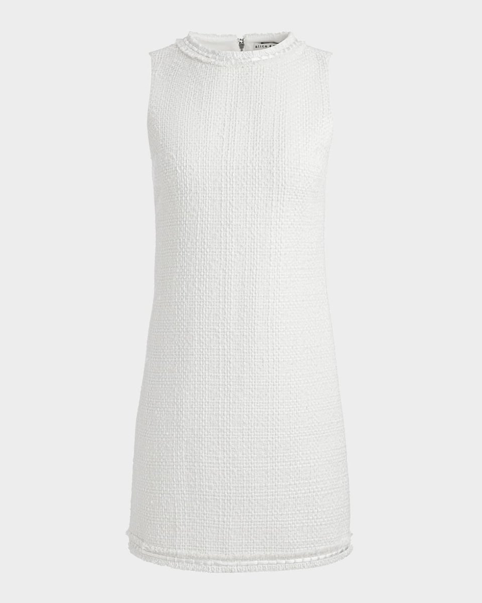 Coley Slim-Fit Tweed Mini Dress
